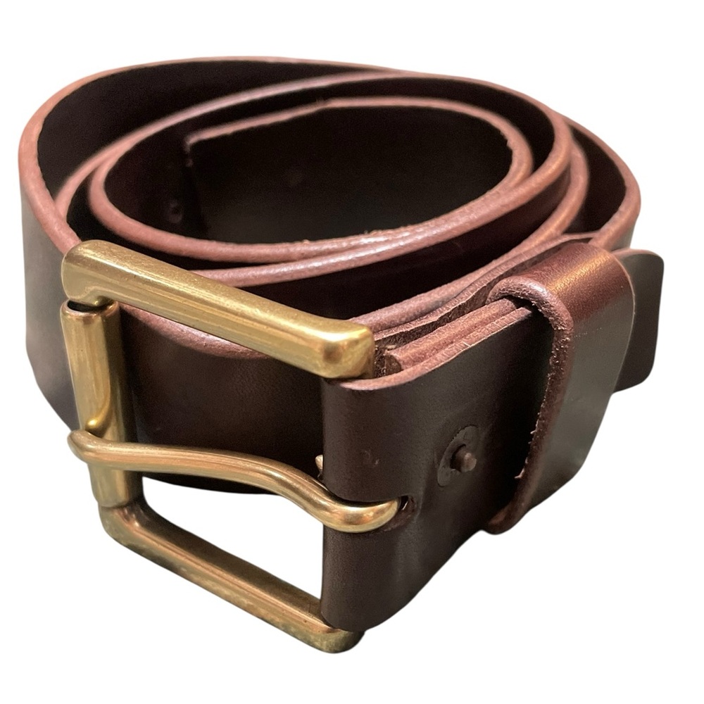 Levi’s Brown‎ Full Grain Bovine Leather Belt Made in Italy Size 95/38